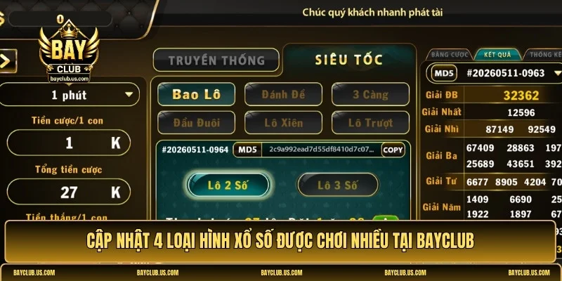 xổ số Bayclub